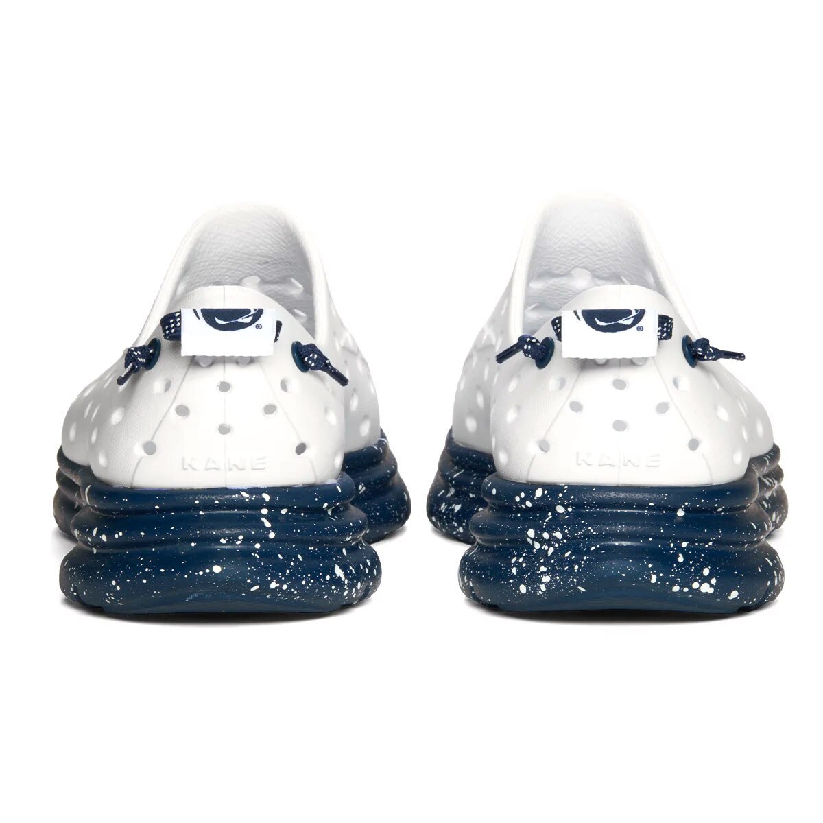 back view of Penn State Kane recovery shoes
